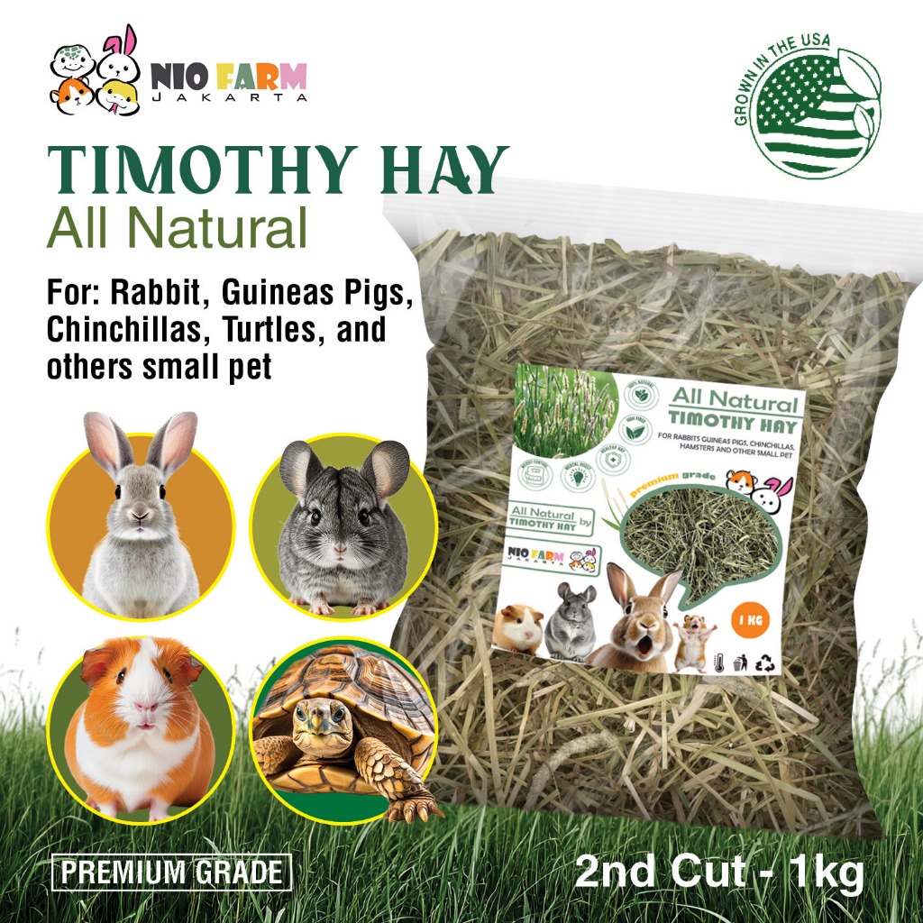 Fresh Look at Jual Niofarm All Natural Timothy Hay 1 Kg Rumput Hay