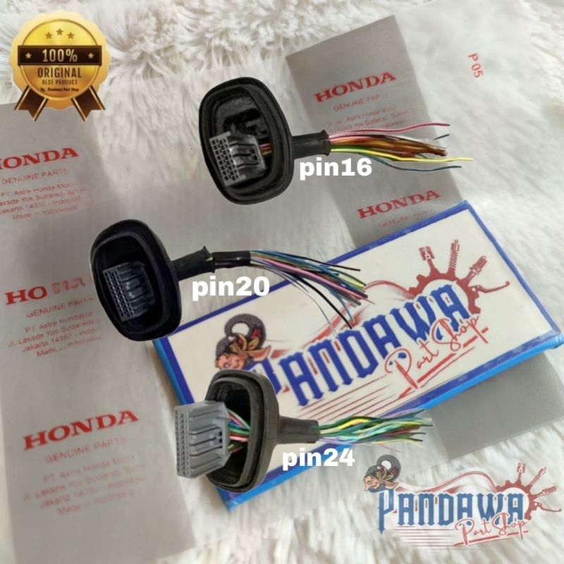 Jual soket speedometer universal honda pin 16 pin 20 pin 24 original ...