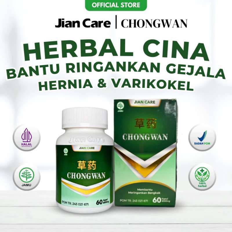 Jual Jian Care Chong Wan Asli Herbal Mengatasi Hernia Bengkak Turun ...