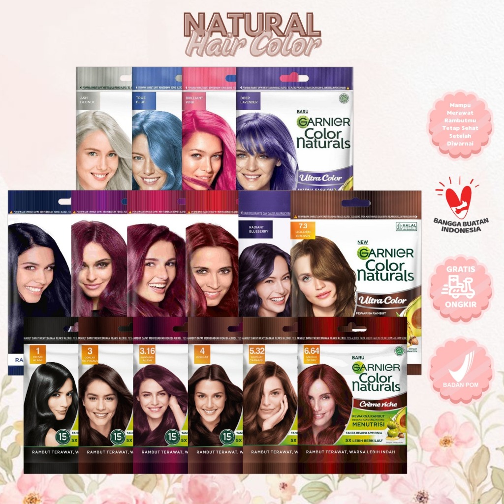 Jual Garnier Warna Hair Color Terlengkap & Harga Terbaru Agustus 2026 ...