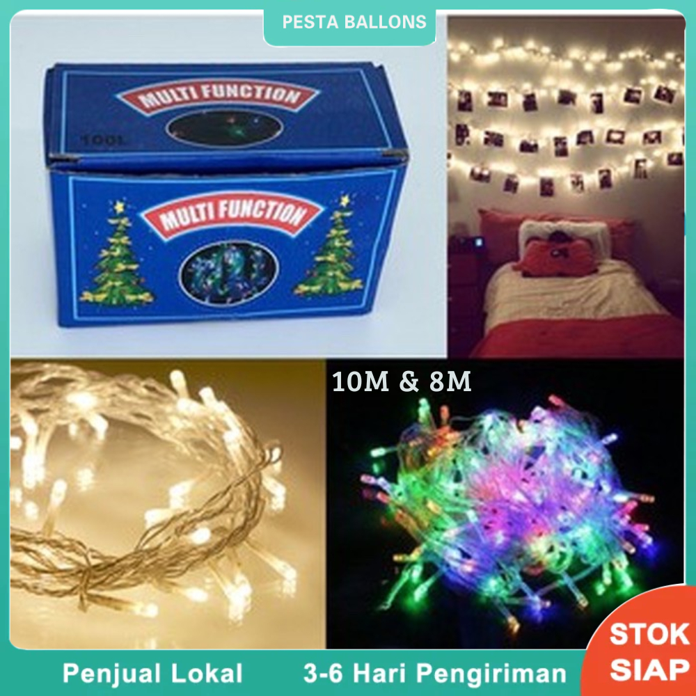 Jual Lampu Led Tumblr Natal Lampu Tumblr Hiasan Dekorasi Ukuran 8M 10M ...