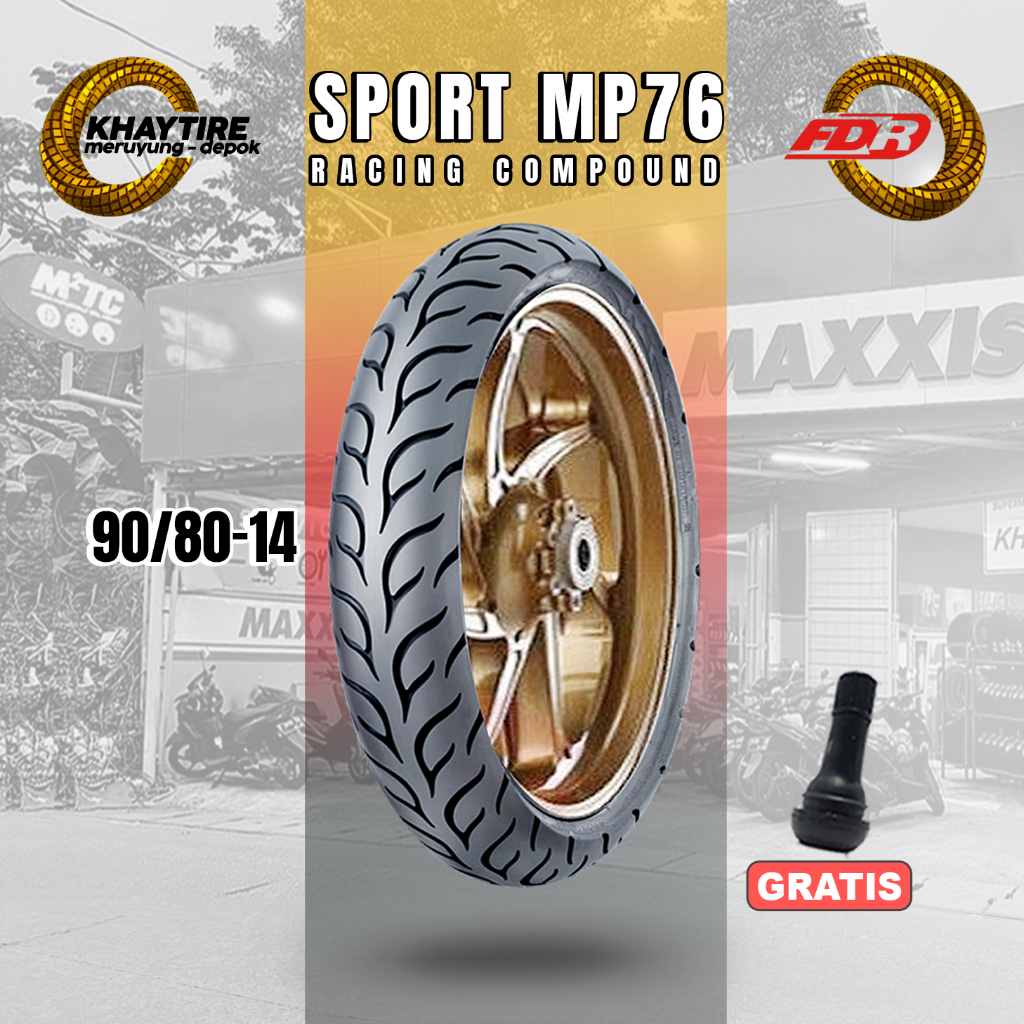Jual Ban Racing Compound Motor Matic FDR SPORT MP76 90/80 Ring 14 ...