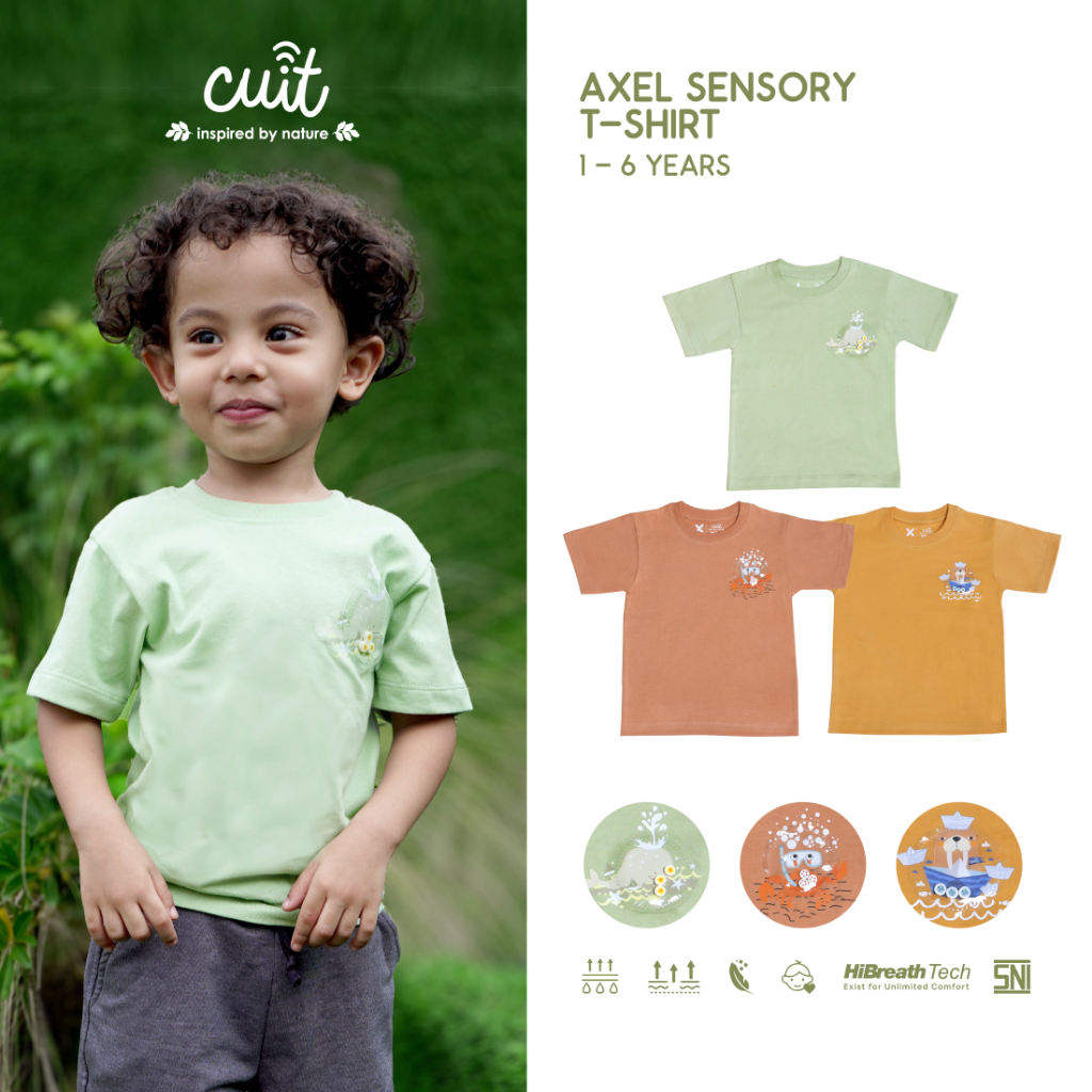Mooi Kaos Anak Laki - Laki Axel Graphic Tee main image 0