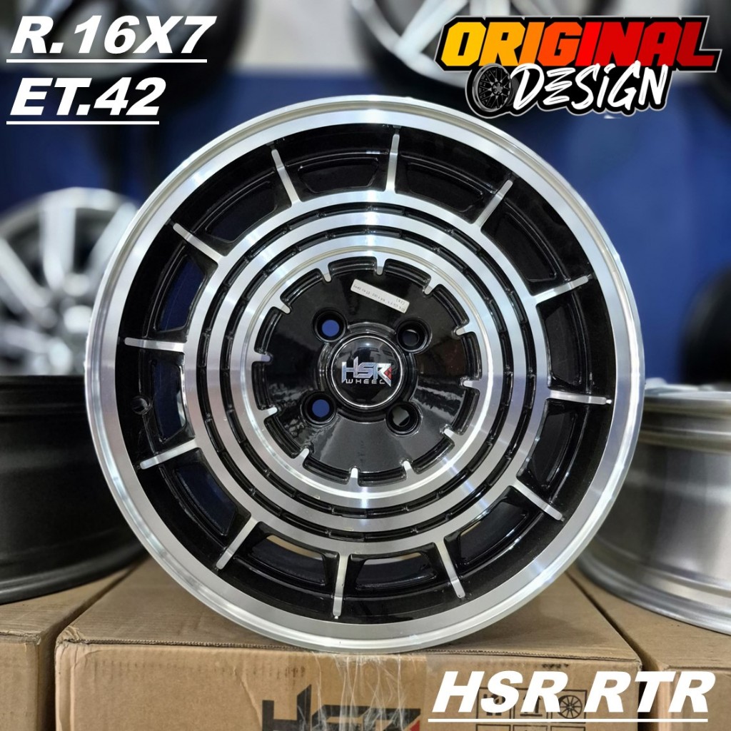 Jual Velg mobil MARCH, SPLASH, SWIFT, ring 16 pcd 4x100 HSR RTR R16 ...