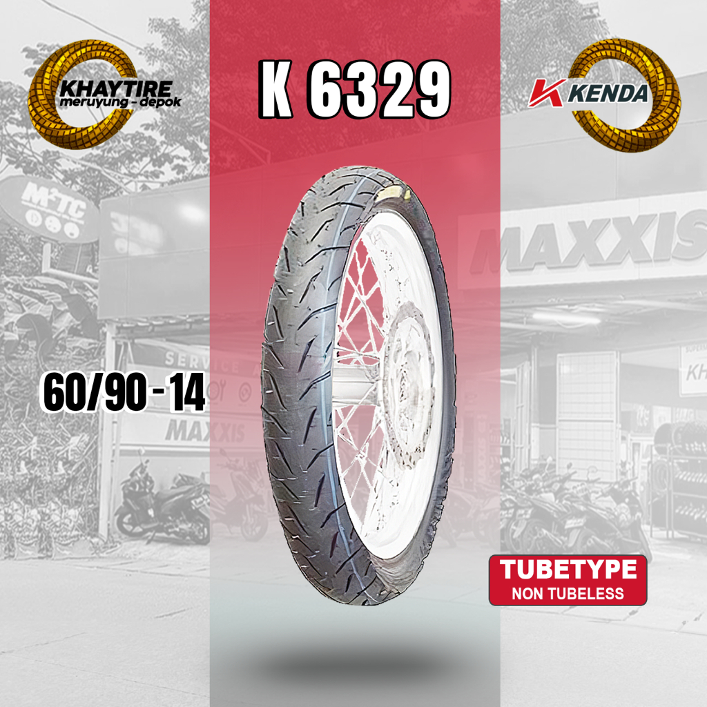 Jual Ban Motor Matic KENDA K6329 60/90 Ring 14 Non Tubeless - Babylook ...