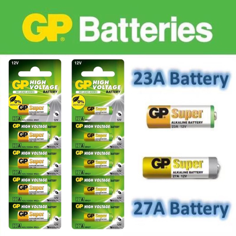 Batterie Alcaline 23A E 27A 12V – Lotto UK – Per Telecomandi E Antifurti (scadenza 2028)
