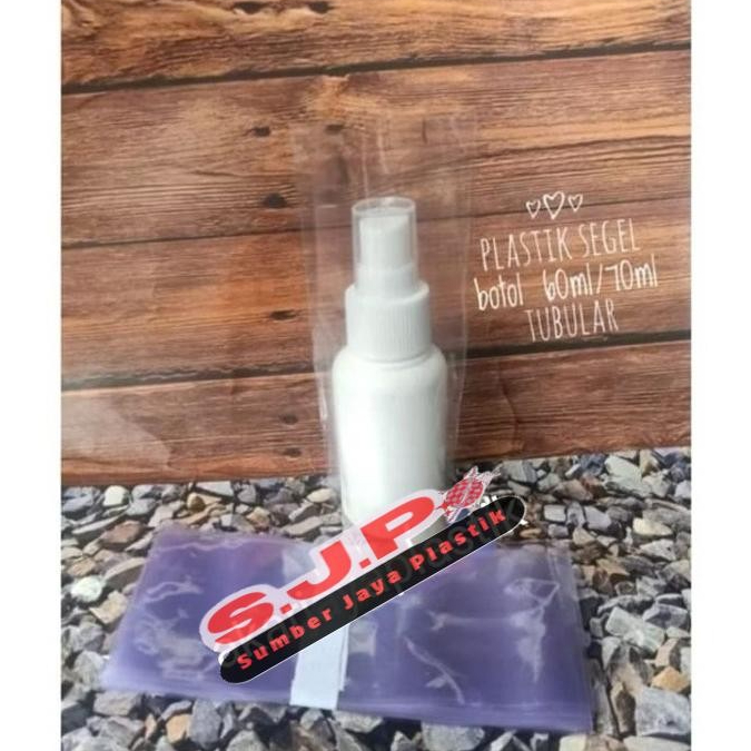 Jual plastik segel botol 60-70 ml botol tubular sprey plastik pvc ...
