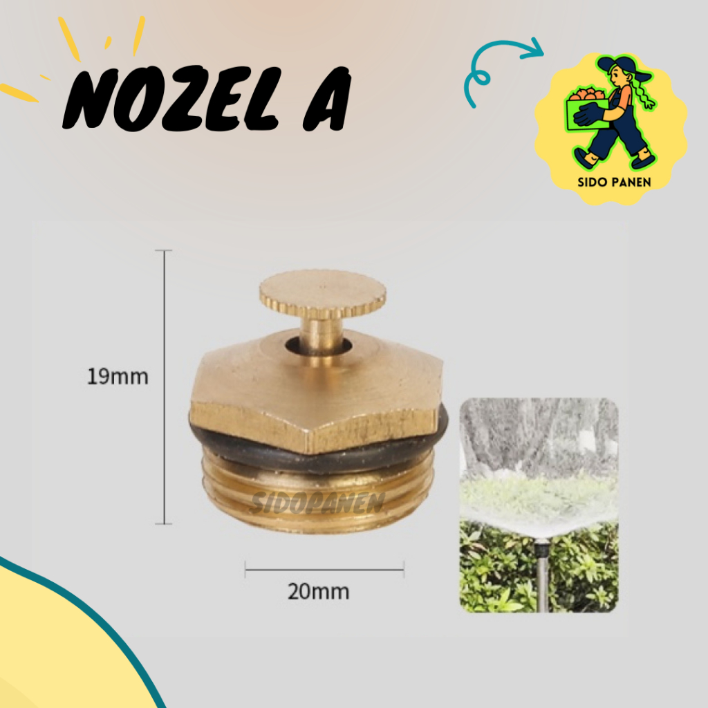 Jual Water Mist Sprinkler Sprayer Kabut Embun Irigasi Nozzle Penyiram ...