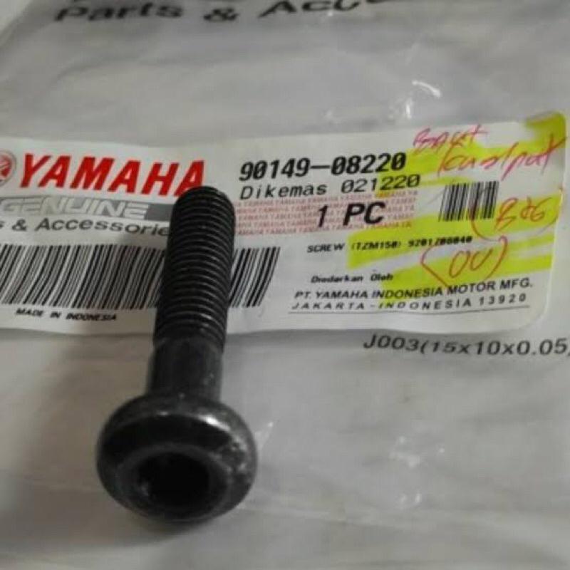 Jual screw baut baut knalpot Vixion R15 V3 XSR MT15 90149-08220 asli ...