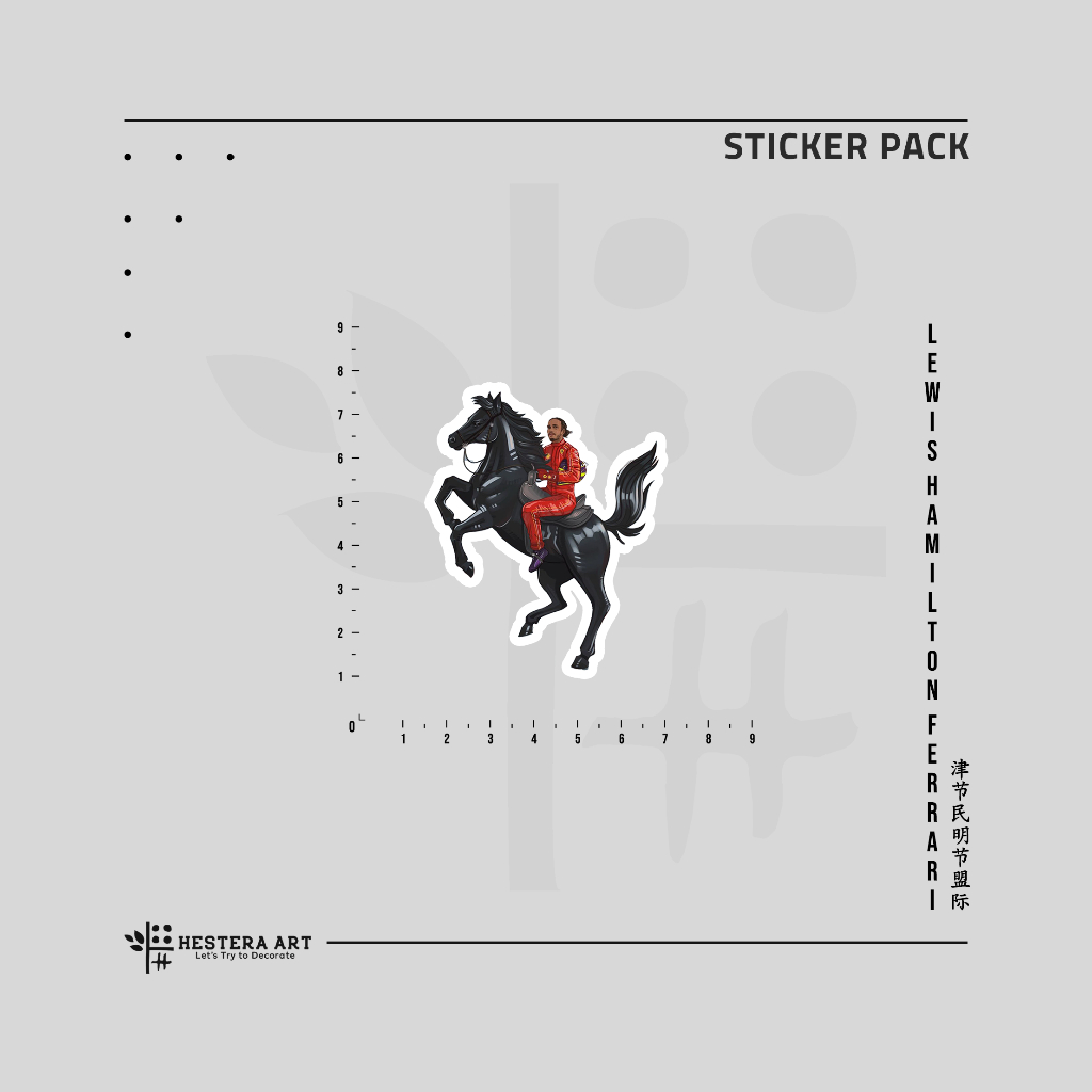 Jual Stiker Pembalap F1 Sticker Vinyl Doff Laminasi | Stiker Lewis ...