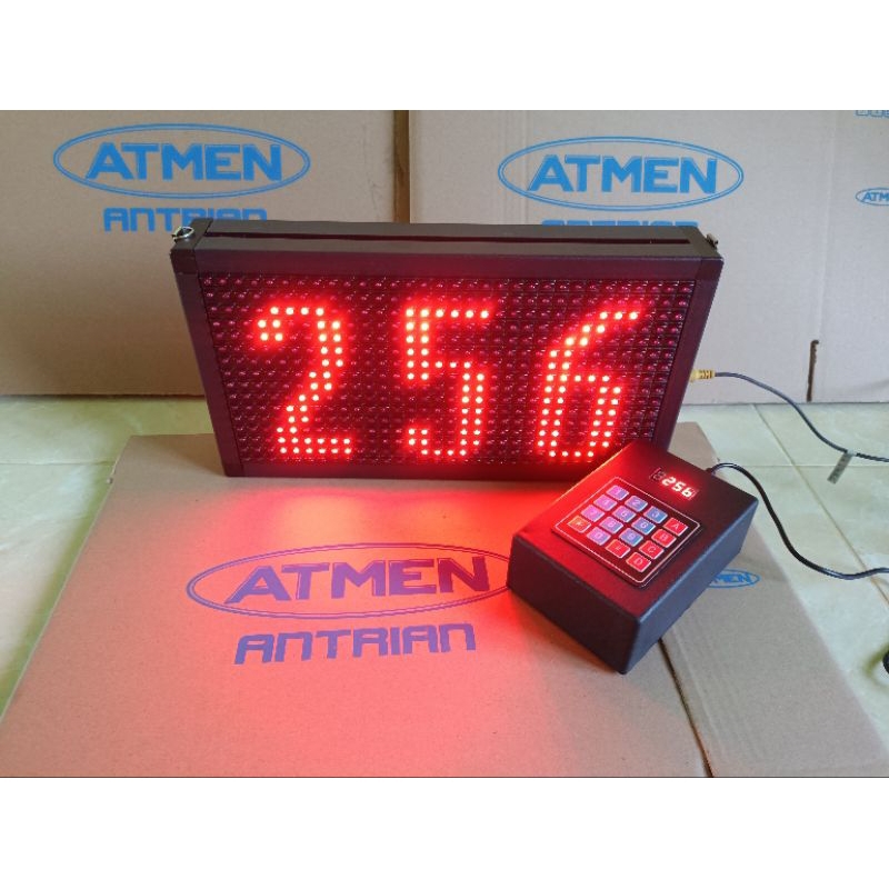 Jual layar display nomor angka wireless | Shopee Indonesia