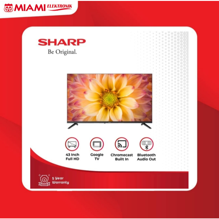 Jual SHARP 2T-C43GH3000i | Full-HD Resolution with HDR Google TV 43 ...