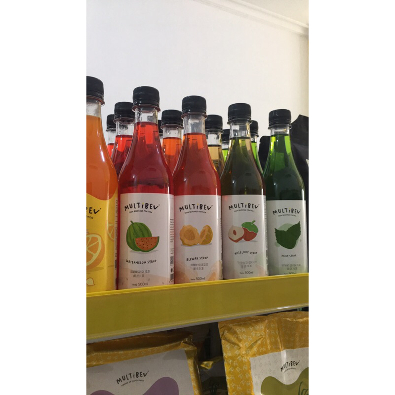 Jual Multibev Syrup Sirup Bottle Minuman Kekinian - 500ml | Shopee ...