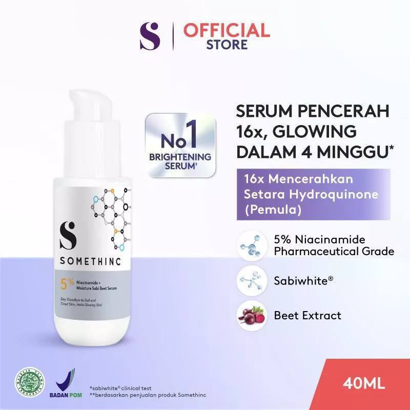 Serum Pencerah SOMETHINC Niacinamide – Berkesan Atau Tidak?