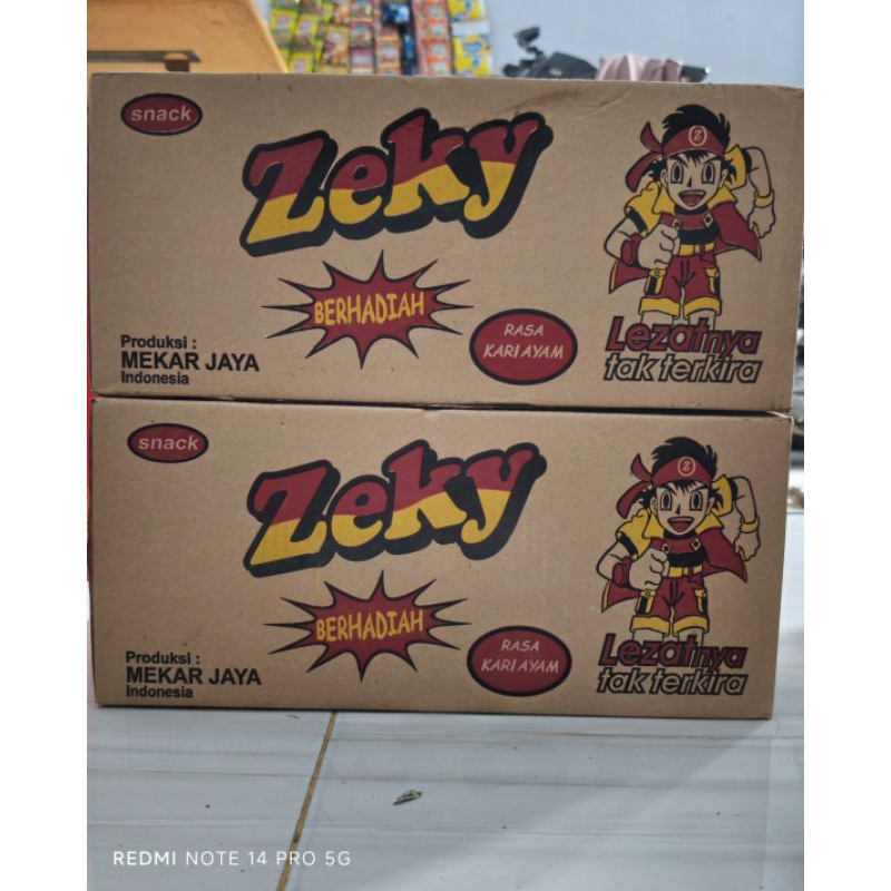 Jual snack berhadiah zeky 1dus (isi 40pcs) | Shopee Indonesia