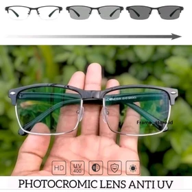Kacamata Photocromic Lensa Anti Radiasi Blueray Minus Plus Frame EVO Unisex