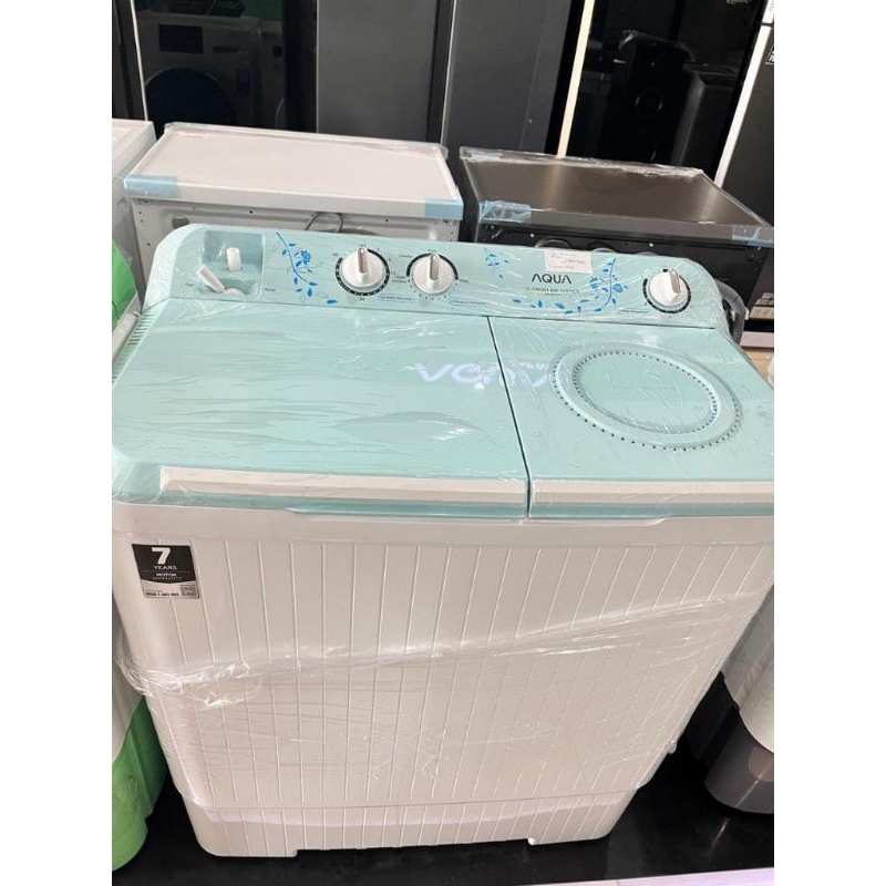 Jual mesin cuci 8kg 2 tabung aqua qw 8031 ht garansi resmi hijab seri ...