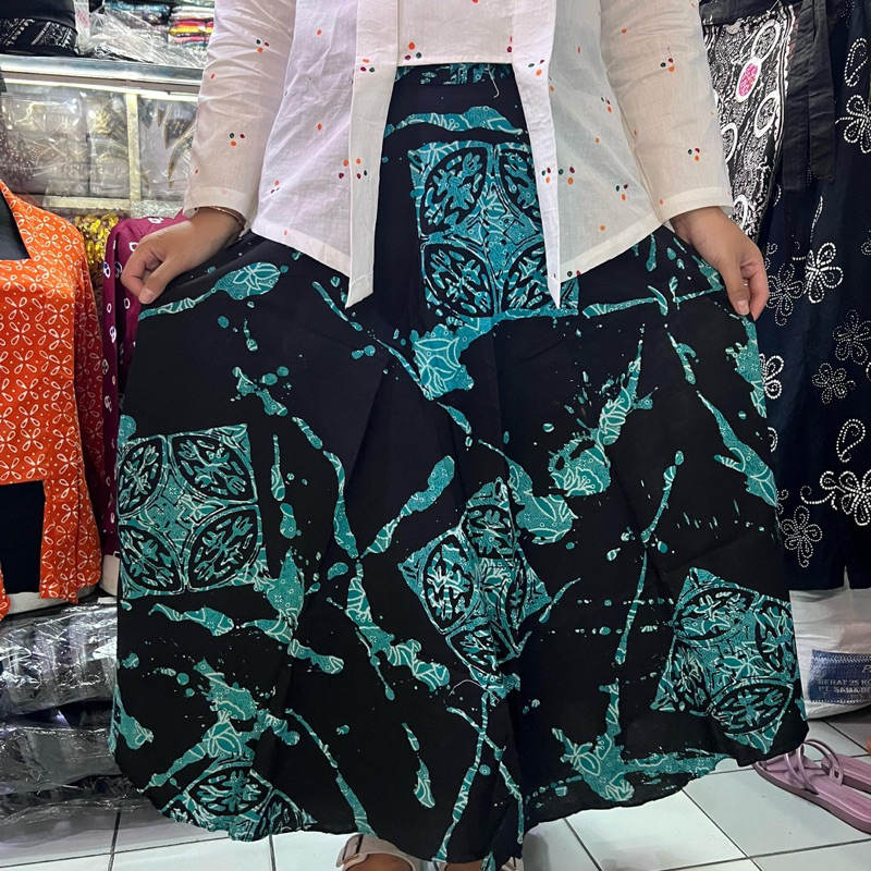 Jual Rok Lilit Lebaran Batik Cap 80cm Warna Ratu Busana | Shopee Indonesia