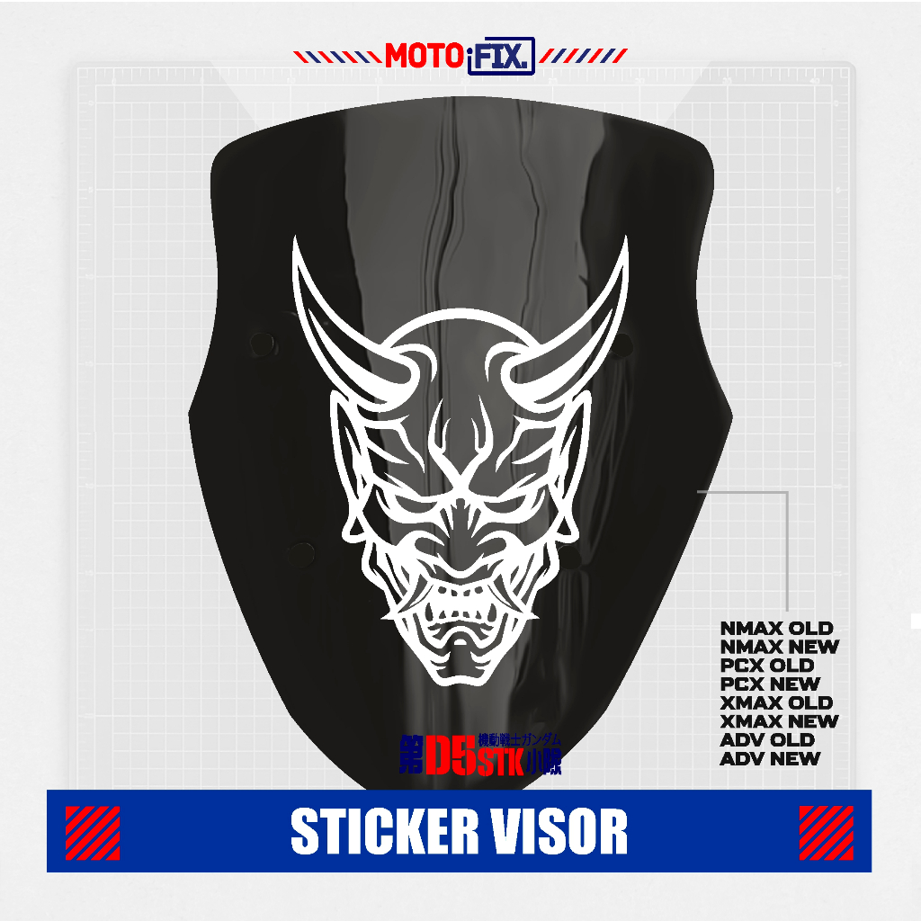Jual STIKER CUTTING PREMIUM UNIVERSAL MOTIF 36 / Sticker Mobil / VISOR ...