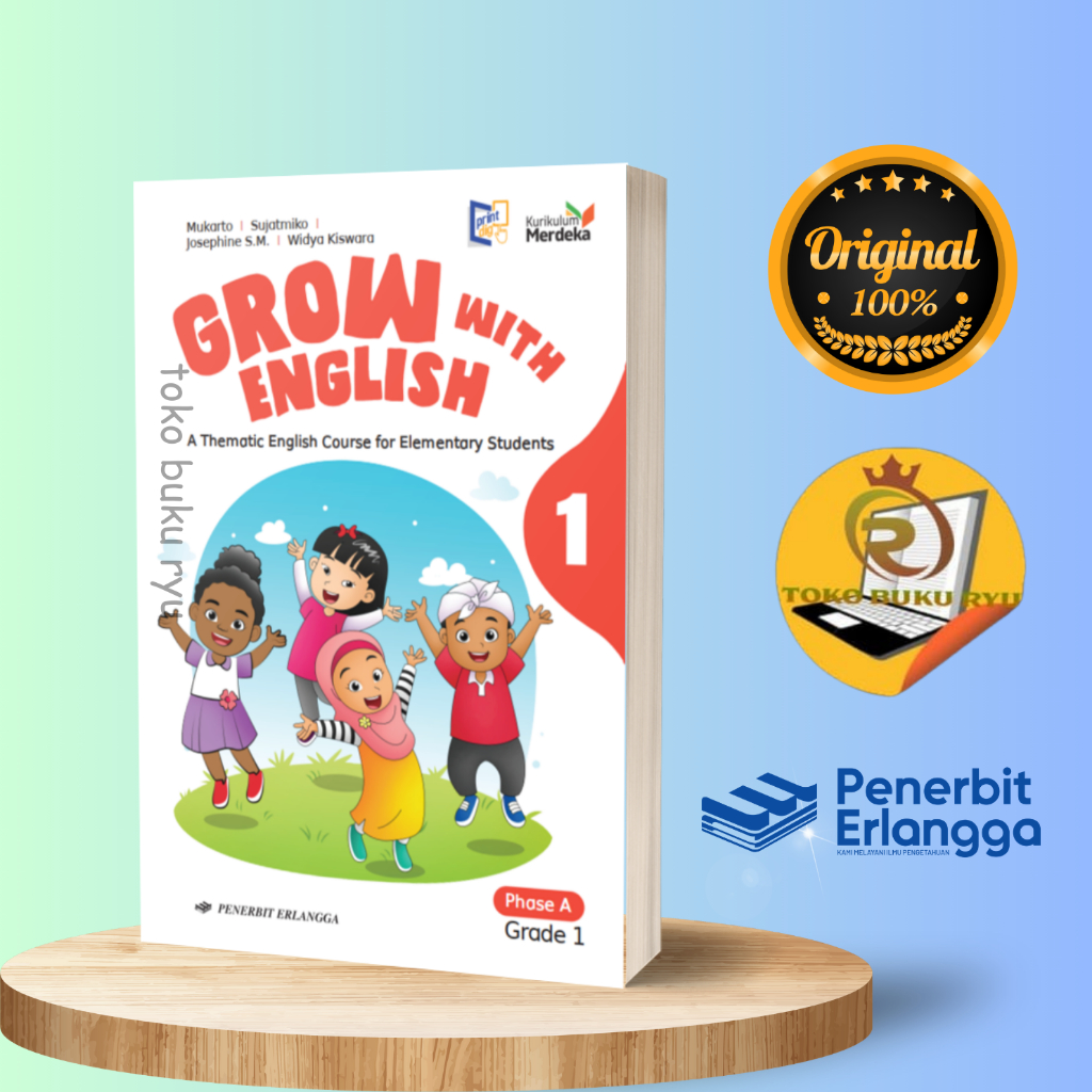Jual Buku Grow With English Kelas 1 2 3 4 5 6 SD Kurikulum Merdeka ...