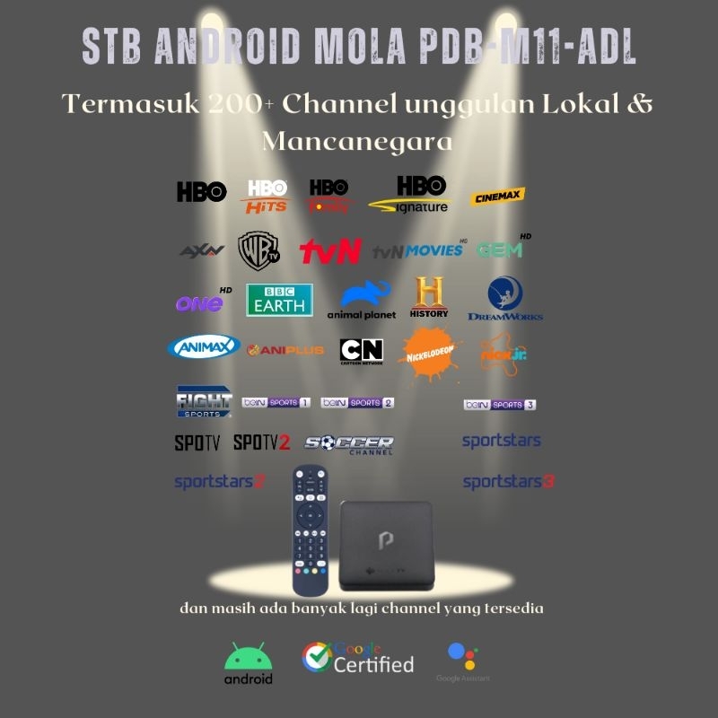 Jual STB Polytron Mola PDB M11 ADL Android TV Box Root 2/8GB | Shopee ...