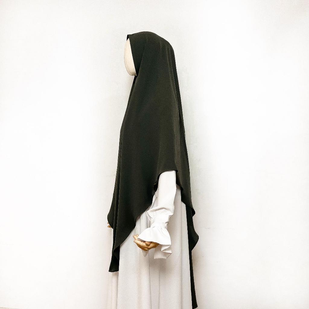 Tsurayya Khimar Jema Nonped Bahan Mazen Anti UV By Sultan Free Cadar Tali