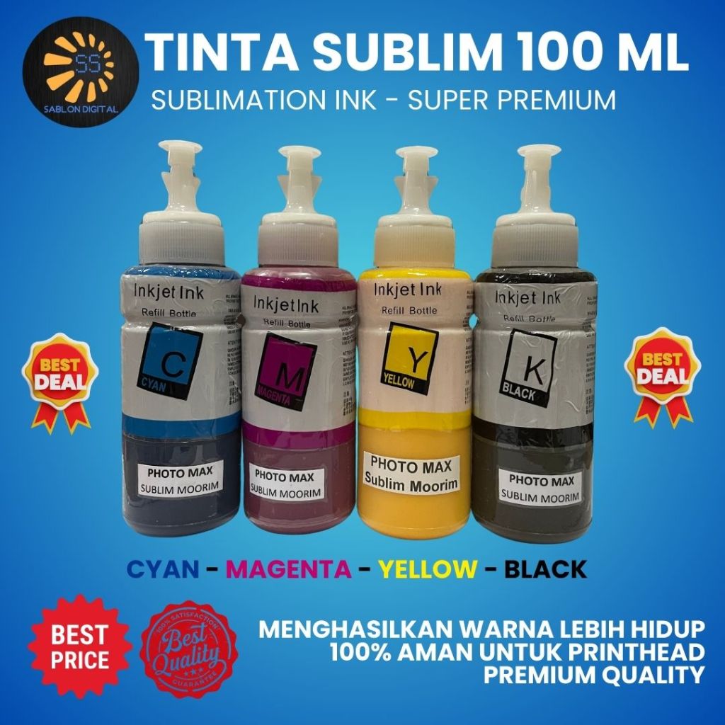 Jual Tinta Sublim / Sublimation Ink 100 ml | Shopee Indonesia