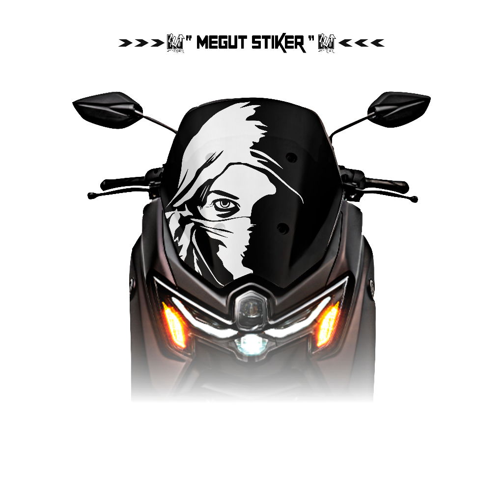 Jual Sticker Windshield / Visor Yamaha Nmax Turbo 155 Dan Nmax Neo 155 ...