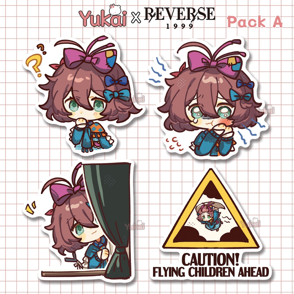 Jual Stiker Flutterpage Reverse 1999 Premium - Sticker Pack Anime ...