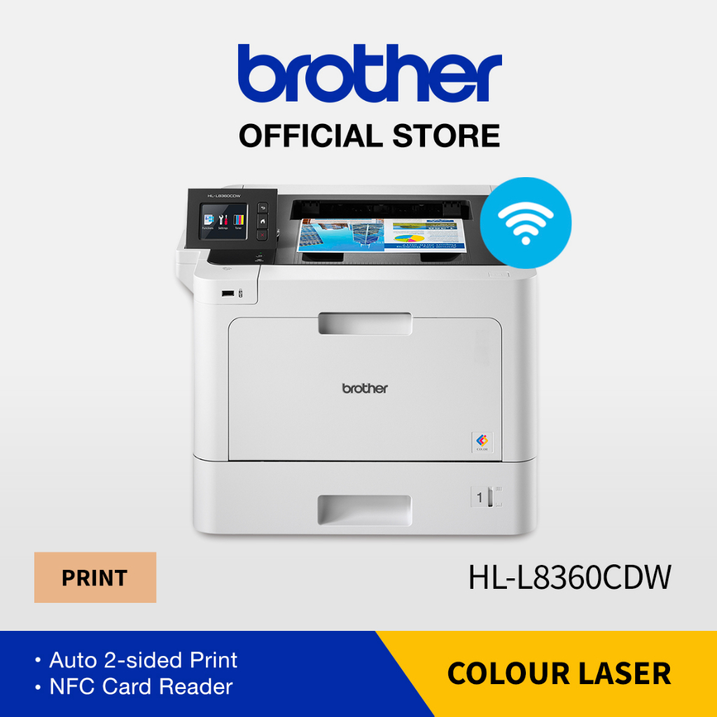 Printer Brother HL-L8360CDW Laser Colour  Print Only Duplex Wifi - Resmi