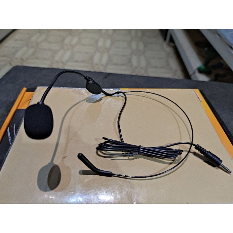 Jual Mic wireless Bando telinga WMH - 14 Black Spider/ mic bando WMH ...