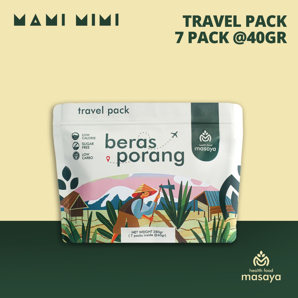 Jual Beras Porang MASAYA Travel Pack | Shopee Indonesia