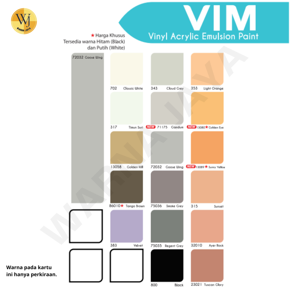 Jual Cat Dinding / Tembok Penta Prima Vim Emulsion 25 Kg | Shopee Indonesia