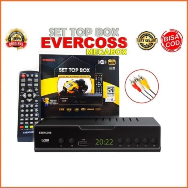Jual STB Evercoss Set Top Box Terlengkap & Harga Terbaru April 2026 ...