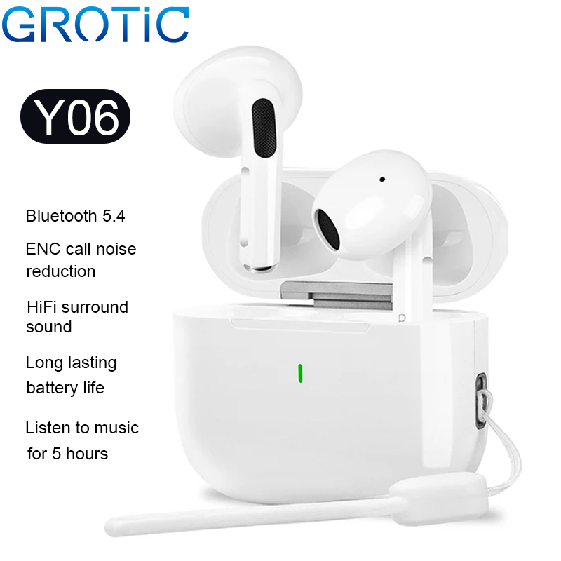 Jual GROTIC Headset Bluetooth Music TWS Earphone Wireless In-ear