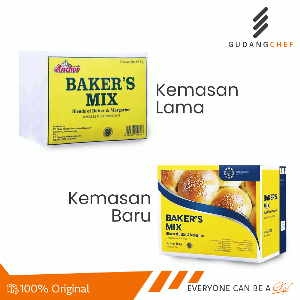 Jual Anchor Bakers Mix Butter Blend 15 kg - Campuran Mentaga & Margarin ...