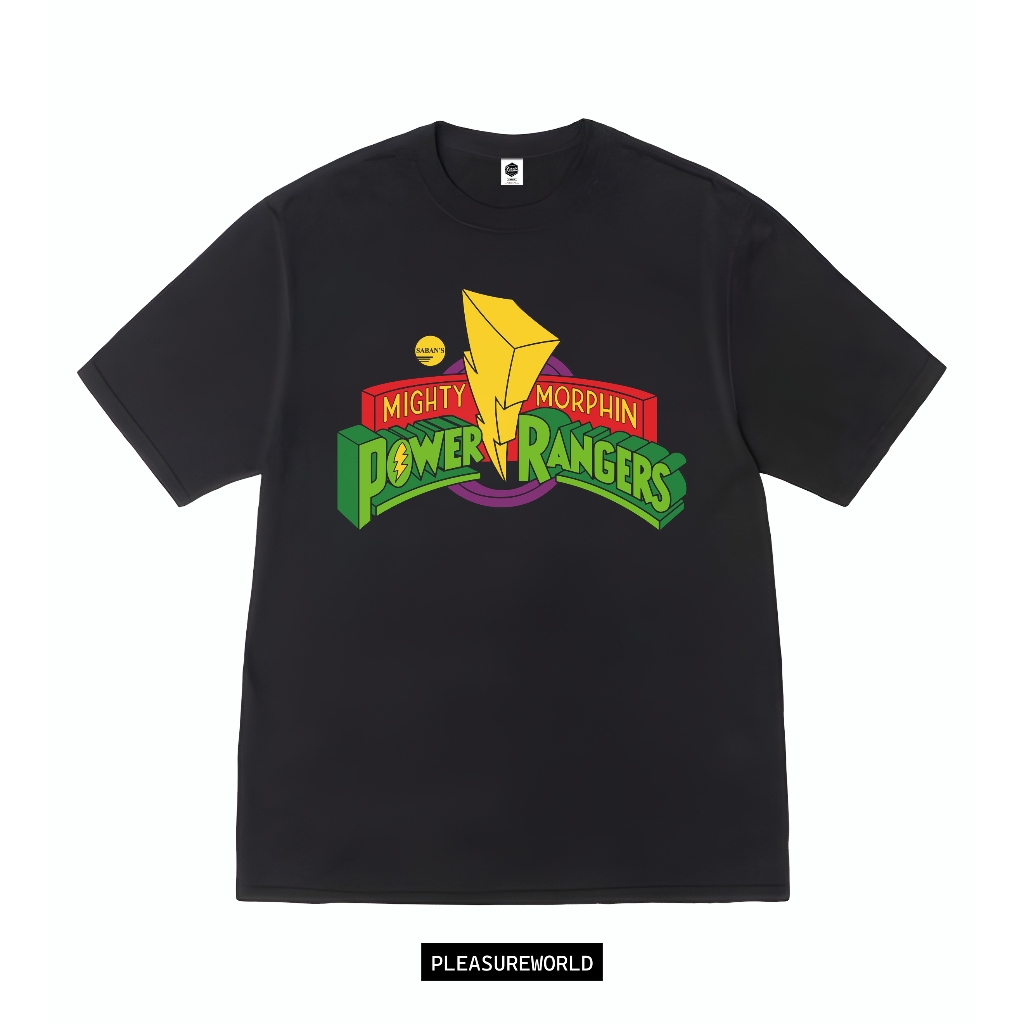 Jual Tshirt Power Ranger Mighty Morphin | Kaos Power Ranger Logo ...