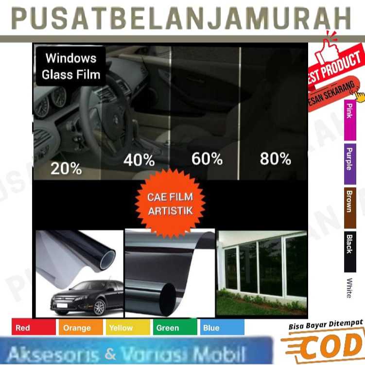 Jual Kaca Film Stiker Kaca Oneway Riben L-152CmxP-50Cm High Kualitas ...