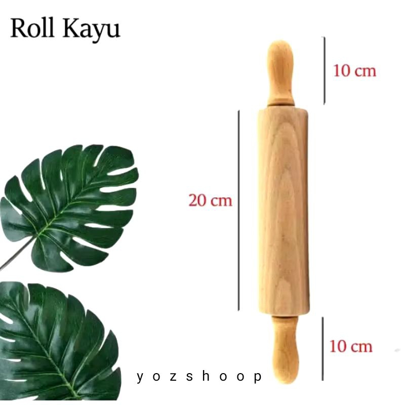 Jual Rolling pin kayu penggilas adonan kue/penggiling adonan/alat ...