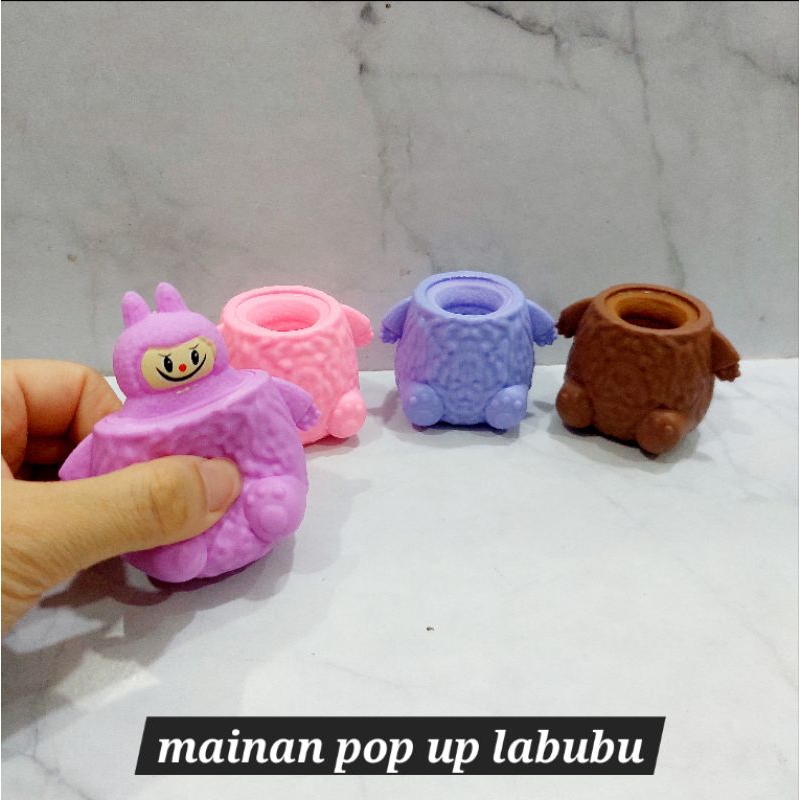 Jual pop up labubu / squeeze toy / squishy labubu | Shopee Indonesia