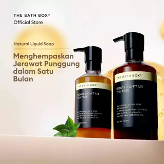 THE BATH BOX - Goats Don't Lie Tea Tree Liquid Soap (GDL, ODL, Eczema, Eksim, Backne, Backacne, Alergi, Gatal-Gatal, Jerawat Punggung, Psoriasis, Dermatitis, Sabun Natural)