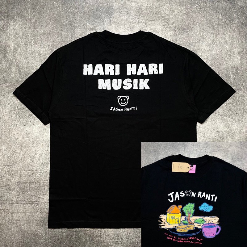 Jual Tshirt JASON RANTI - HARI HARI MUSIK Official Merchandise | Shopee ...