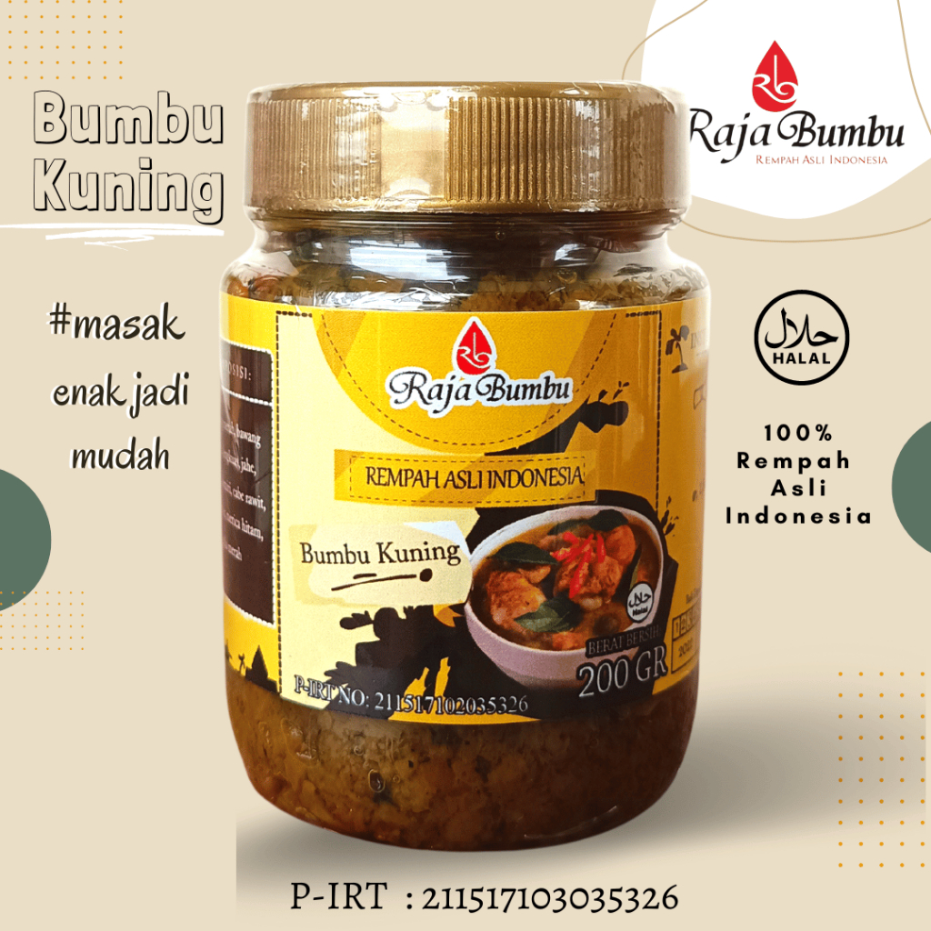 Jual Bumbu Kuning Khas Bali Raja Bumbu | Shopee Indonesia