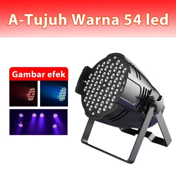 Kaiy 3W 54 Lampu Panggung Led Par Full Colour Moving Bead Beam Light Disco Par Light Led Mini