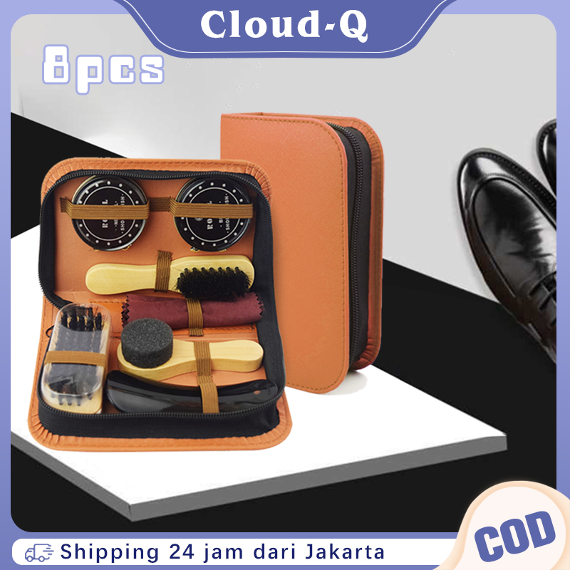 Jual Kit Pembersih Sepatu Kulit Portable Leather Shoe Cleaner Paket ...
