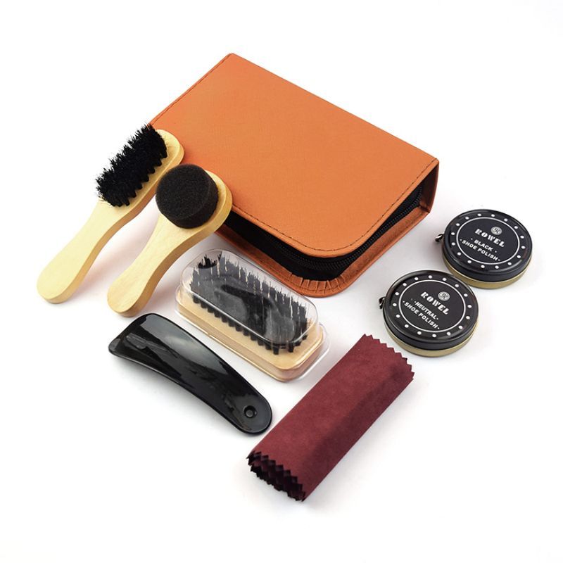 Jual Kit Pembersih Sepatu Kulit Portable Leather Shoe Cleaner Paket ...
