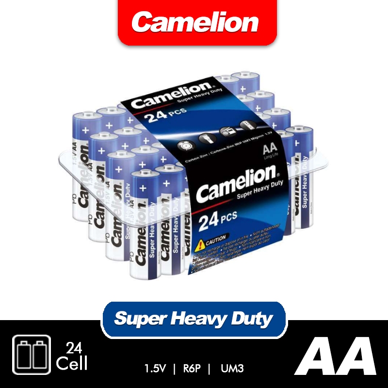 Jual Camelion Super Heavy Duty AA 1.5V R6P - BP24 + Case | Batre ...