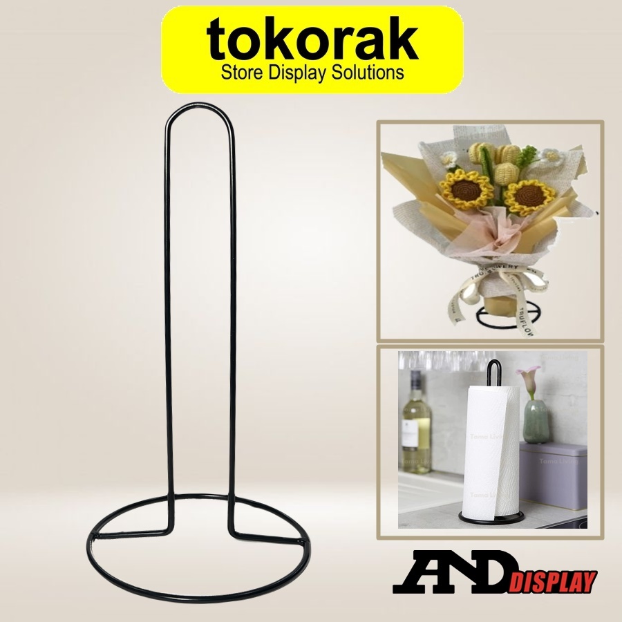 Jual KITCHEN ROLL PAPER TOWEL TEMPAT TISU GULUNG DAPUR STAND HOLDER ...