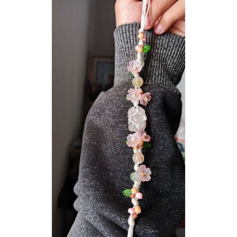 Jual {RONCEAN KITA} Gemstone Bracelet - Rose Quartz Bracelet - Gelang ...