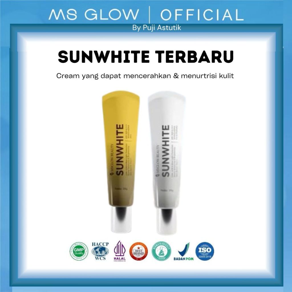 Jual MS GLOW SUNWHITE SERIES TERBARU | Shopee Indonesia